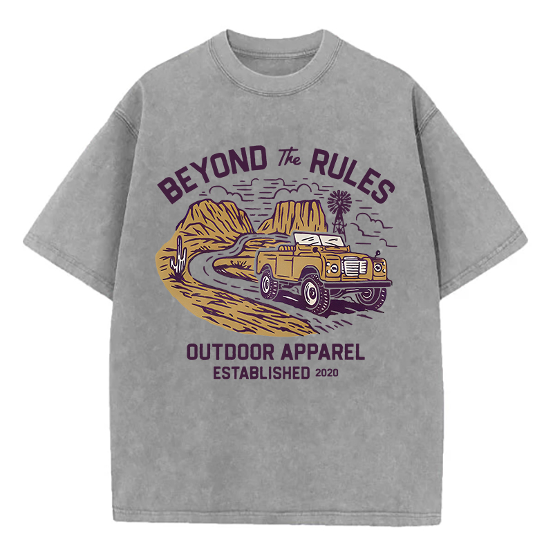 Washed T-Shirt | Beyond The Rules Unisex Fit Washed TEE