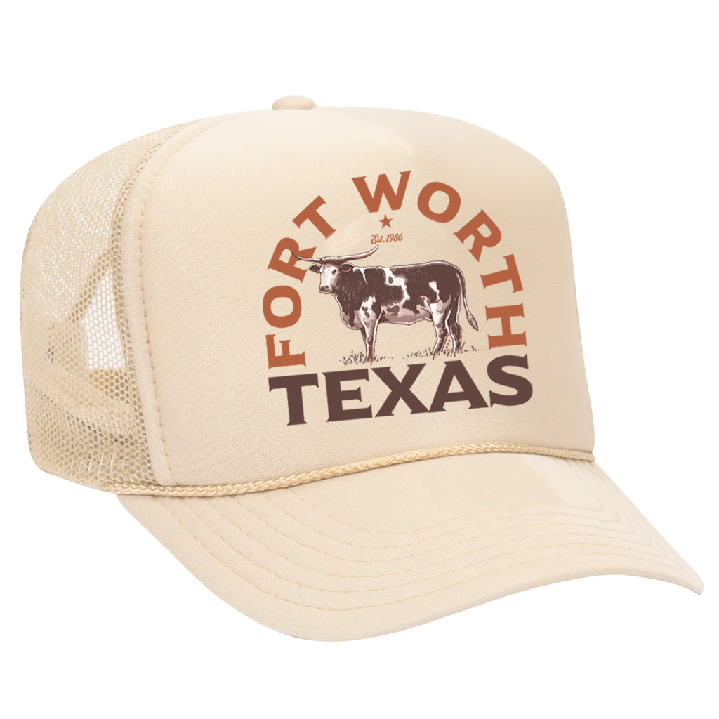 Texas Longhorn Tan Foam Hat