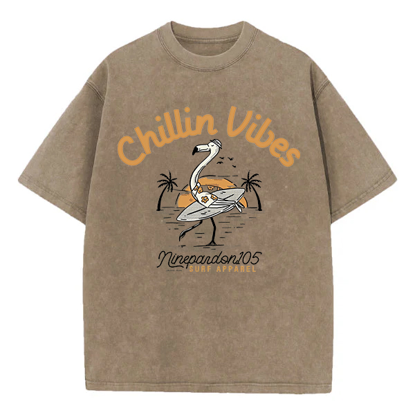 Washed T-Shirt | Chillin Vibes Unisex Fit Washed TEE