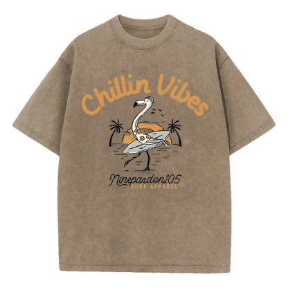 Washed T-Shirt | Chillin Vibes Unisex Fit Washed TEE