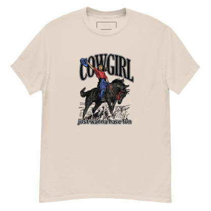 Cowgirl Just Wanna Have Fun Tee