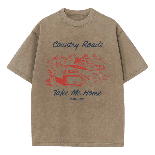 Washed T-Shirt | Country Roads Take Me Home Washed TEE