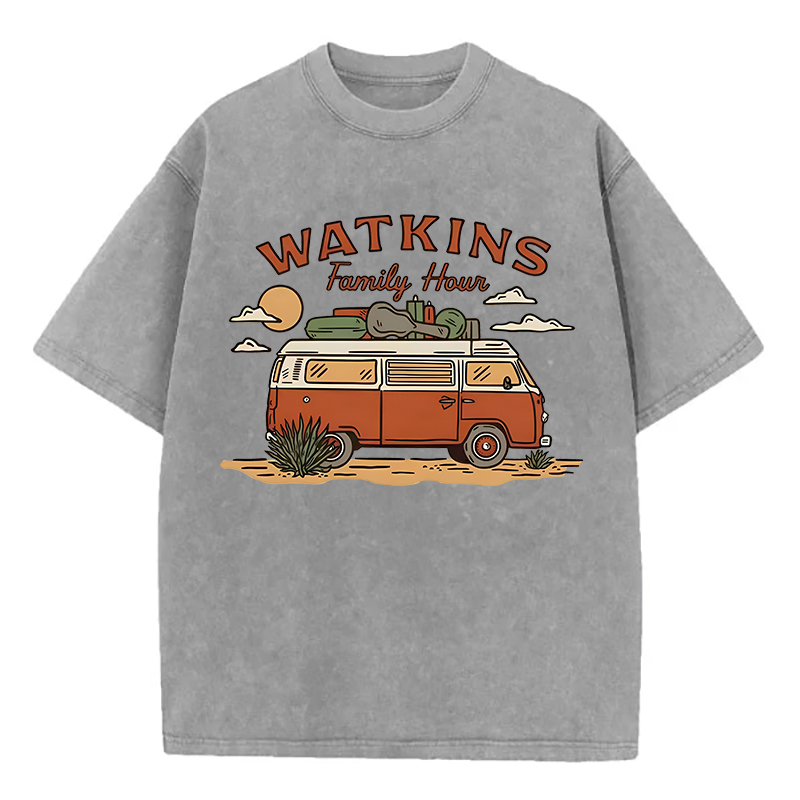 Washed T-Shirt | Watkins Family Hour Unisex Fit Washed TEE