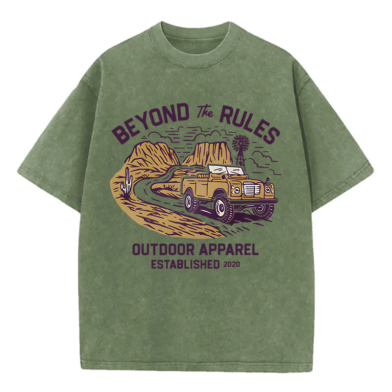 Washed T-Shirt | Beyond The Rules Unisex Fit Washed TEE