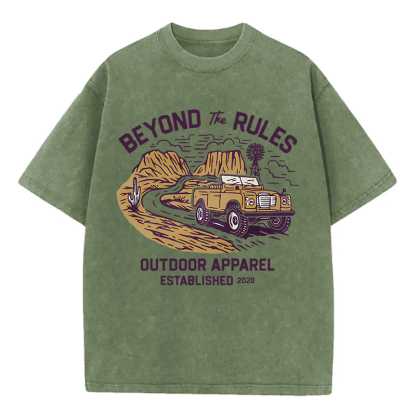 Washed T-Shirt | Beyond The Rules Unisex Fit Washed TEE