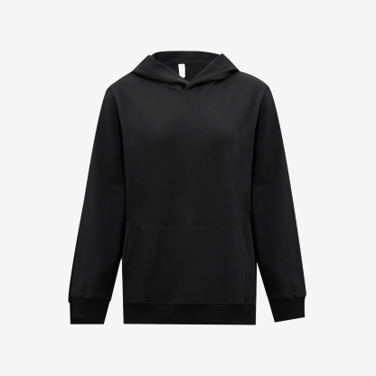 Never Better Skull Print Loose Hoodie