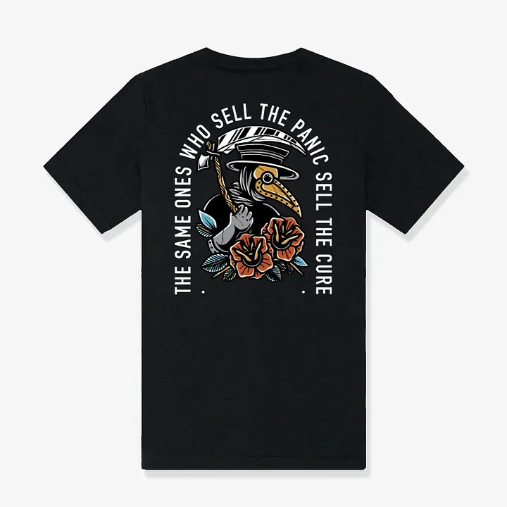 The Same Ones Who Sell The Panic Sell The Cure Print Women's T-shirt