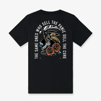 The Same Ones Who Sell The Panic Sell The Cure Print Women's T-shirt