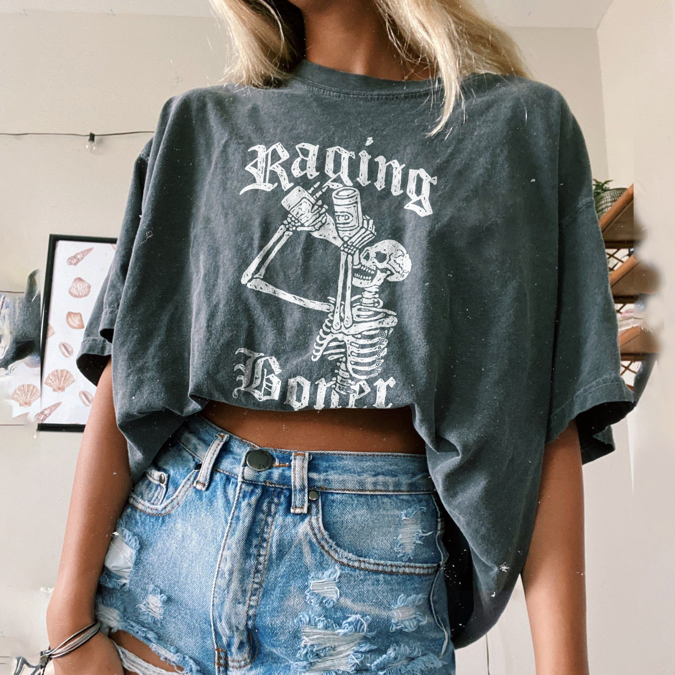 Raging Boner Skull T-shirt