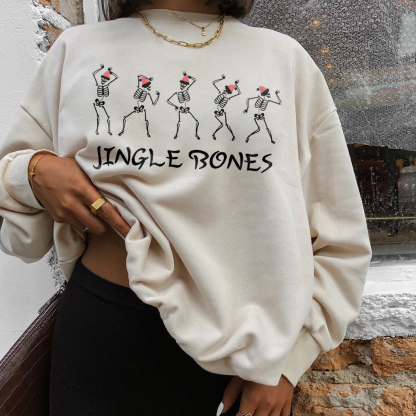 Jingle Bones Christmas Skeleton Sweatshirt