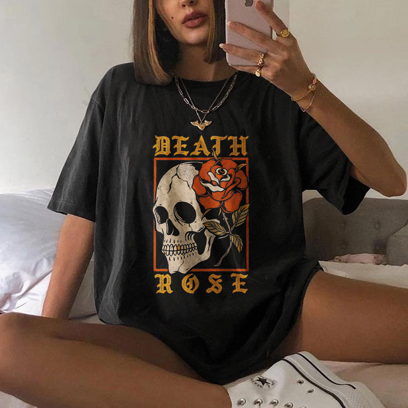Death Rose Skull T-shirt