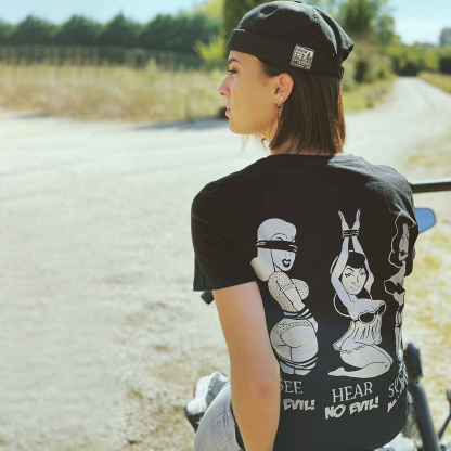 SEE NO EVIL! HEAR NO EVIL! SPEAK NO EVIL T-shirt designer