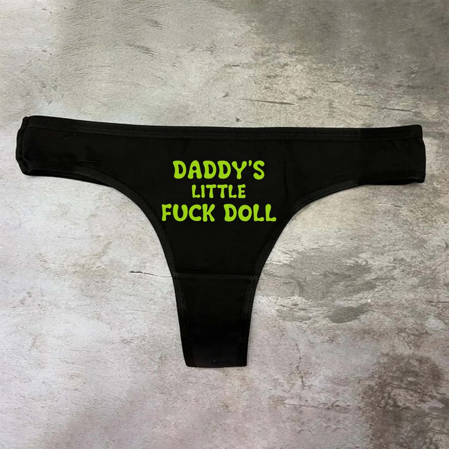 Daddy's Little Fuck Doll Printed Sexy Panties
