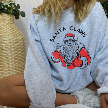 Santa Claws Christmas Sweatshirt
