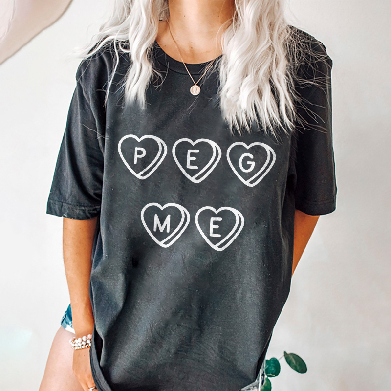 Peg Me Print T-shirt