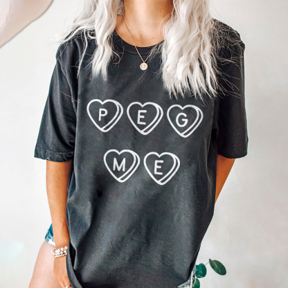 Peg Me Print T-shirt