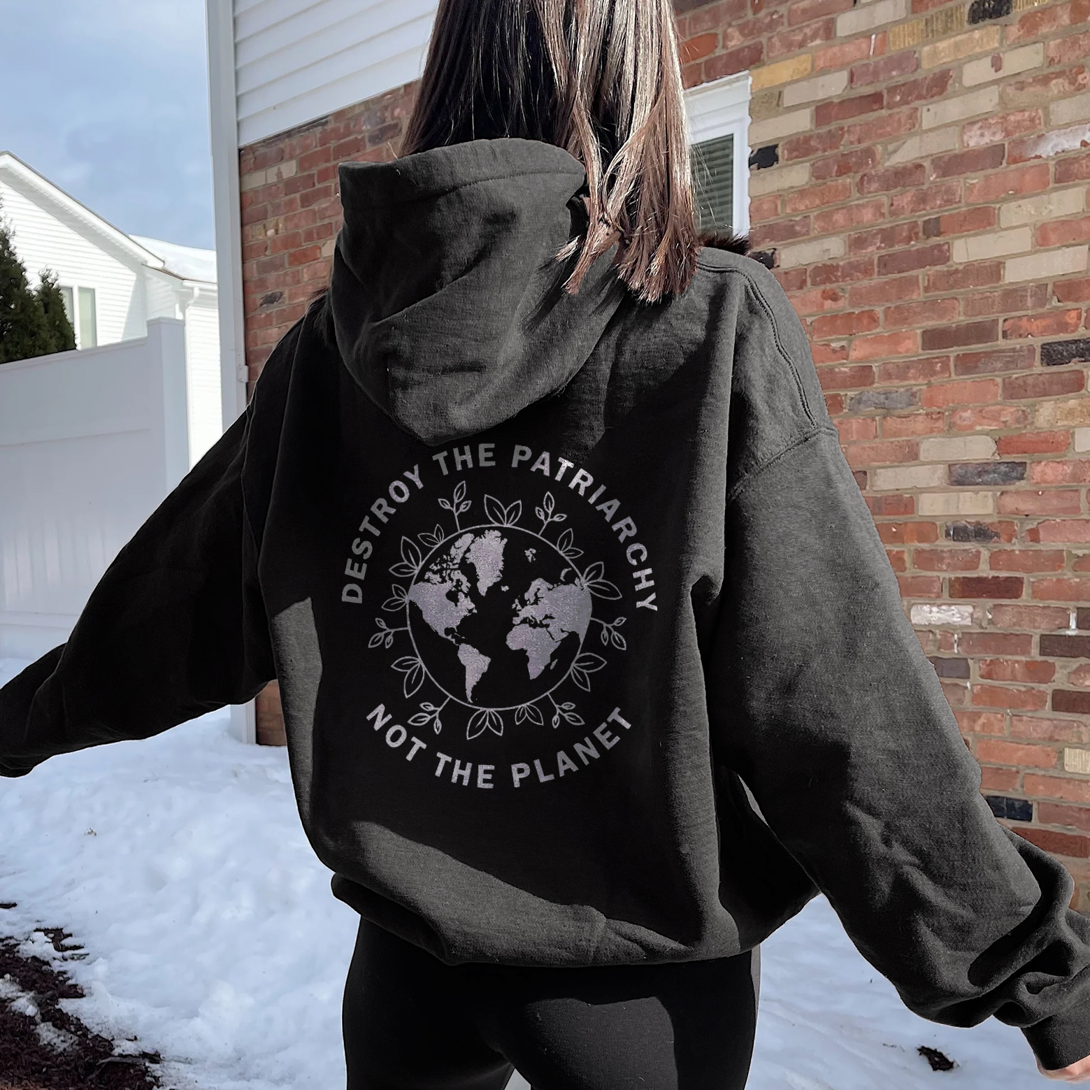 Destroy The Patriarchy Not The Planet Hoodie