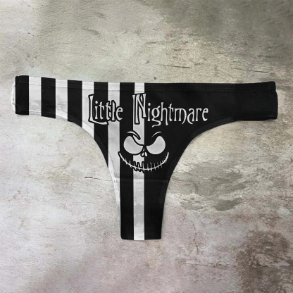 Little Nightmare Printed Sexy Panties