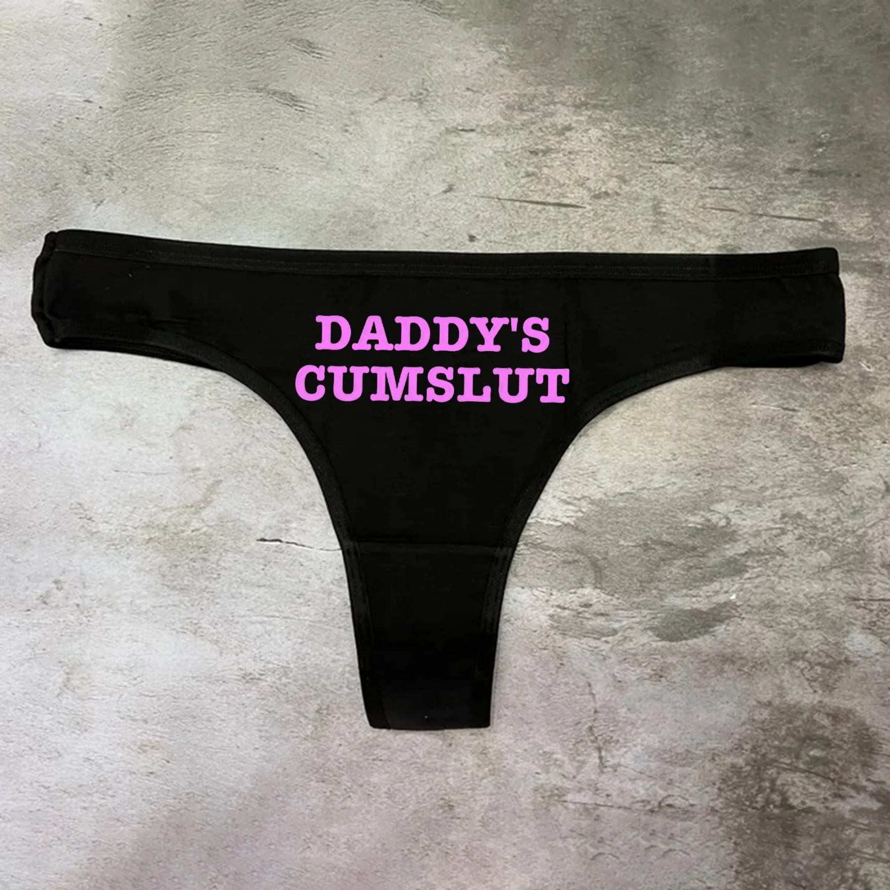 Daddy's Cumslut Printed Sexy Panties