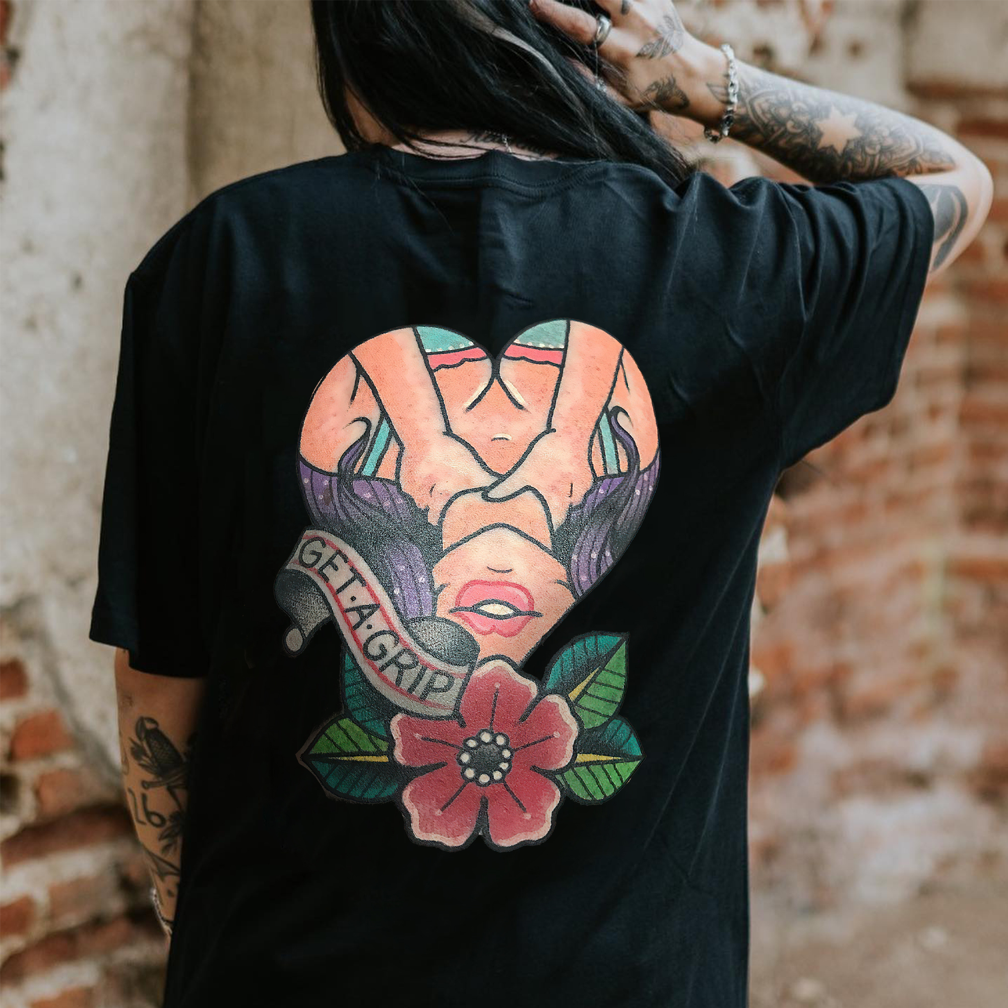 Get A Grip Print Women's T-shirt