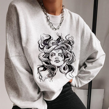 Medusa Printed Sweatshirt