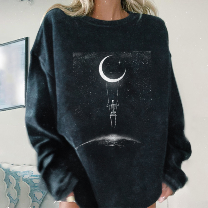 Skeleton Is Swing Sweatshirt