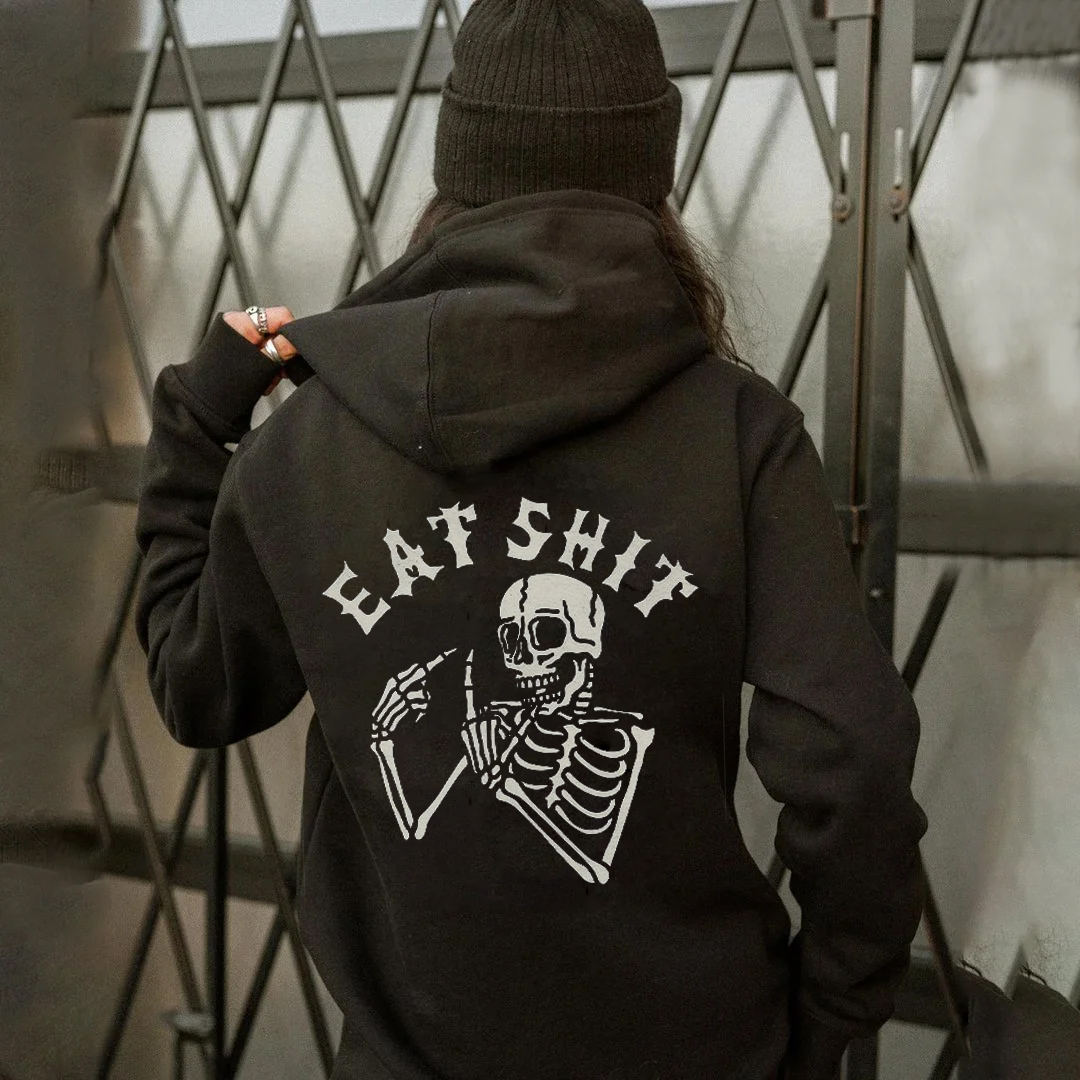 Eat Shit Skull Hoodie
