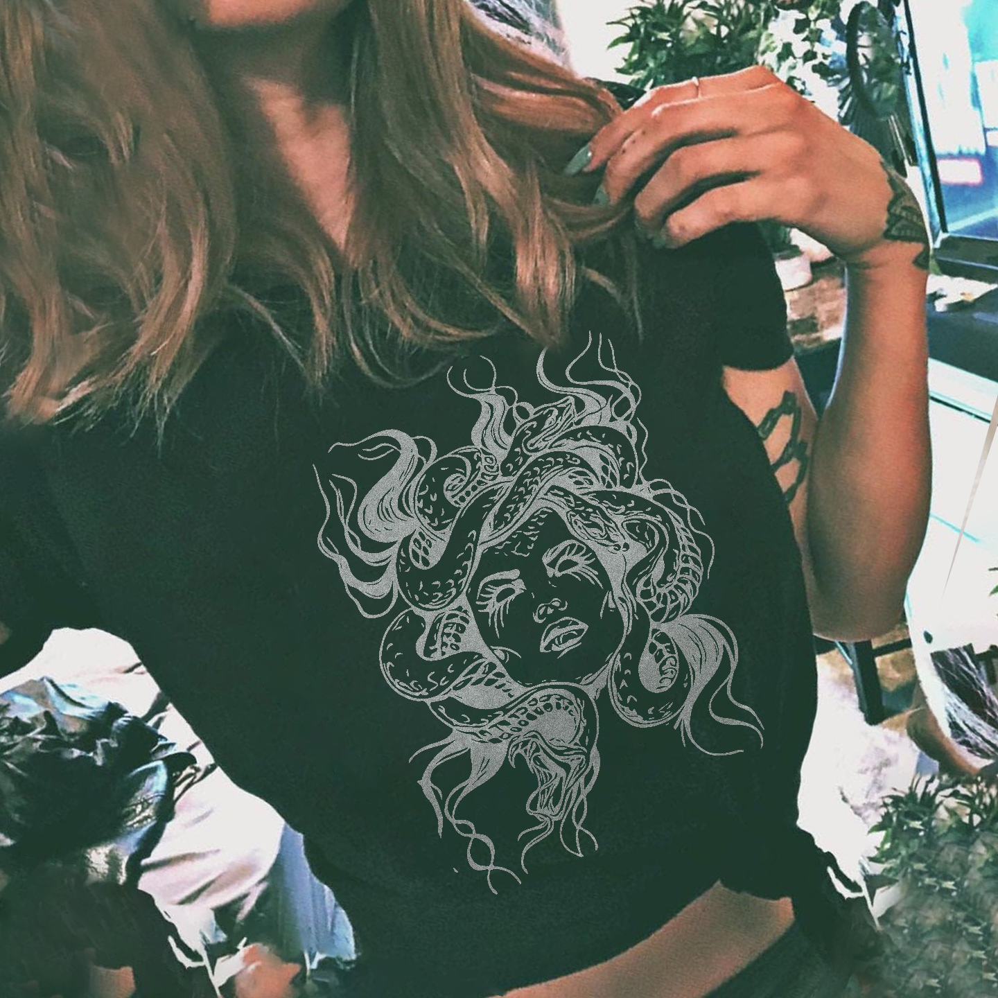 Medusa Print T-shirt
