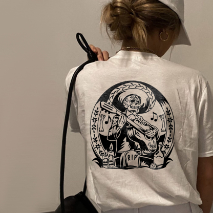 Skeleton Singing T-shirt