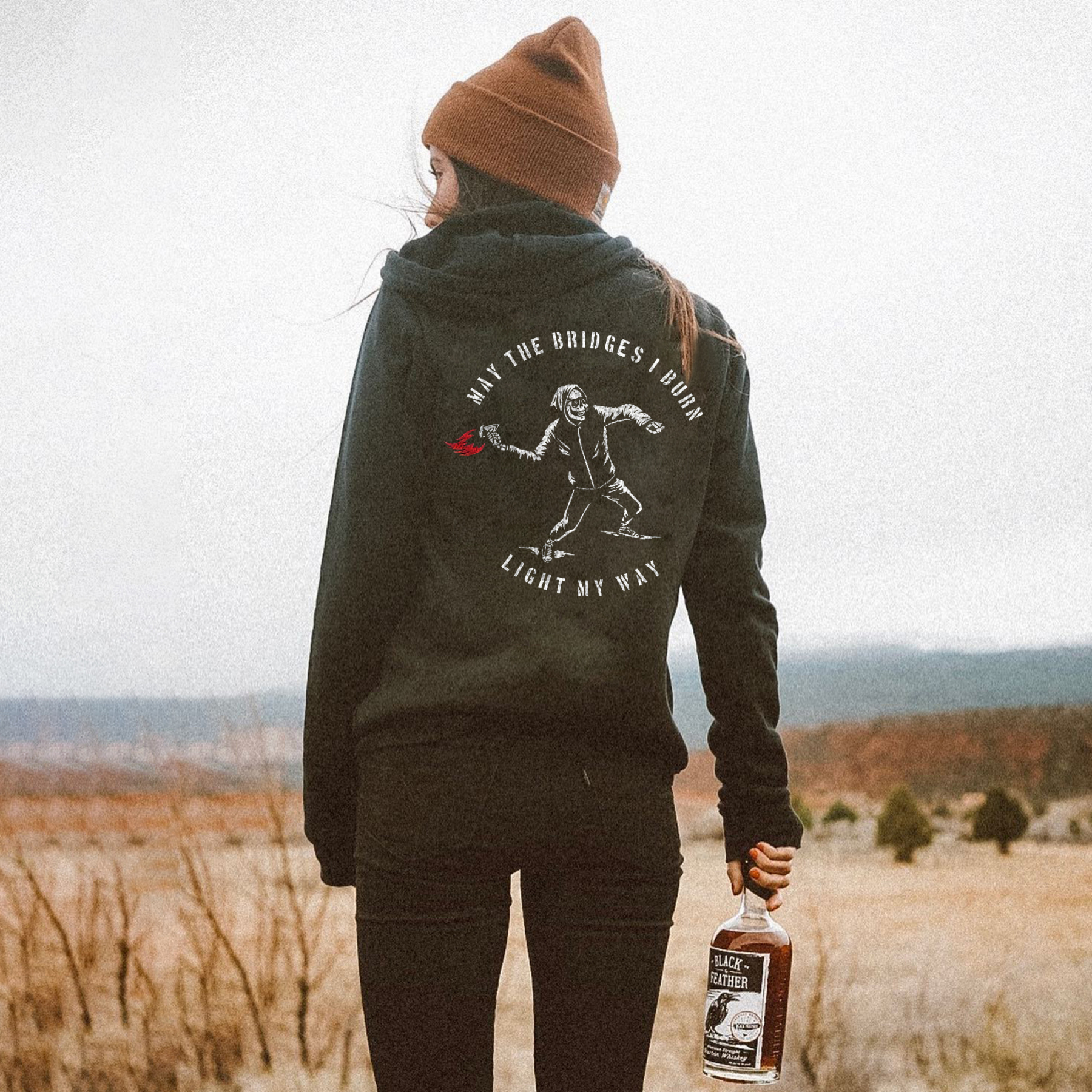 May The Bridges I Burn Light My Way Hoodie