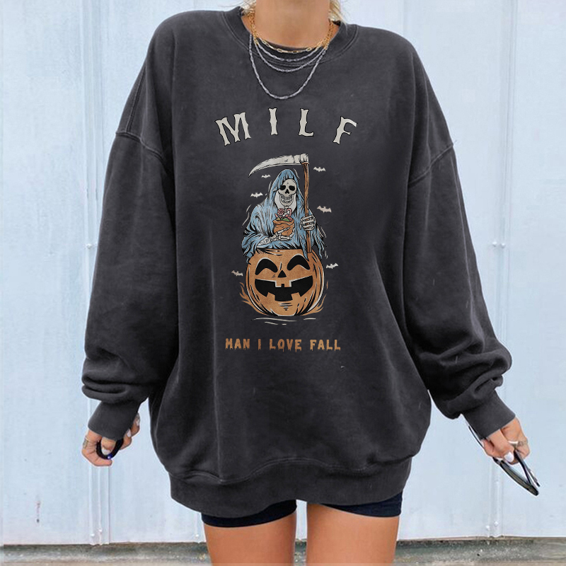 Milf Man I Love Fall Halloween Sweatshirt
