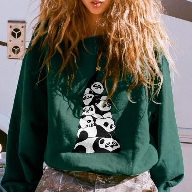 Pandas Star Sweatshirt
