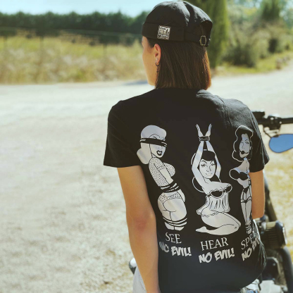 SEE NO EVIL! HEAR NO EVIL! SPEAK NO EVIL T-shirt designer