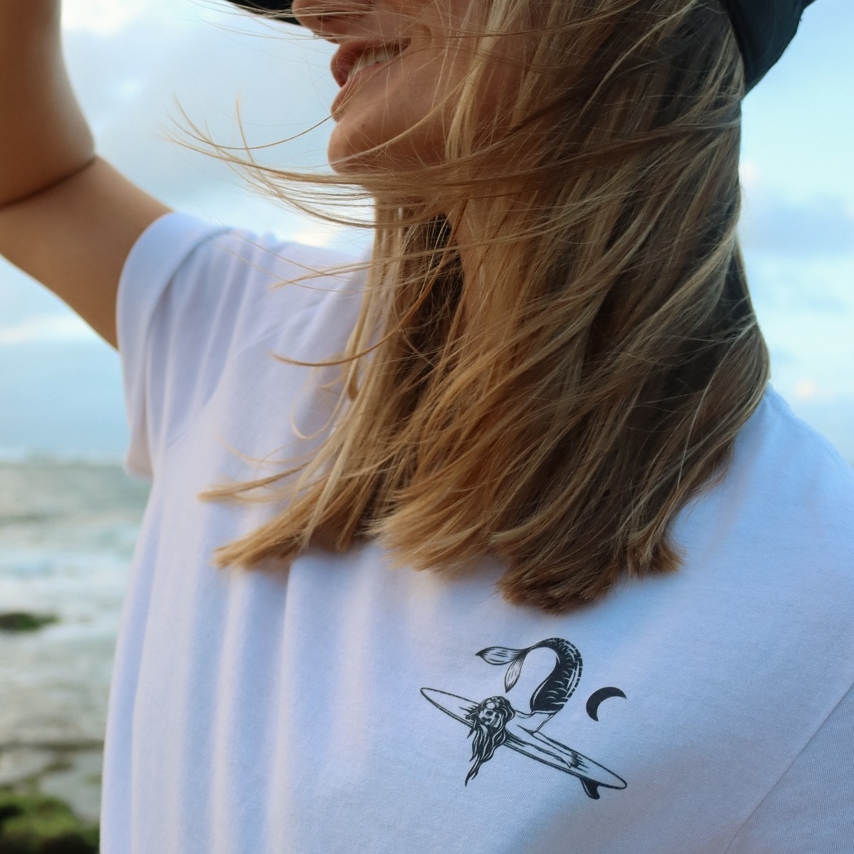 Out There Don't Care Printed Women's T-Shirt
