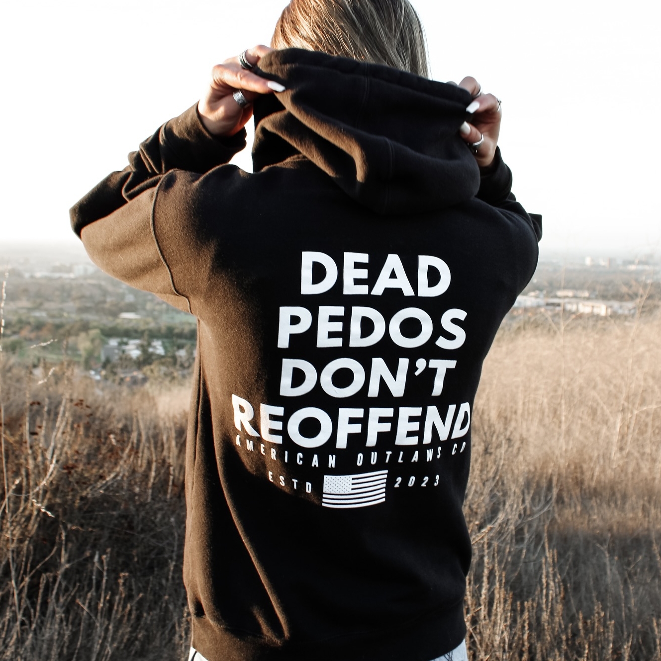 Dead Pedos Printed Women's Hoodie