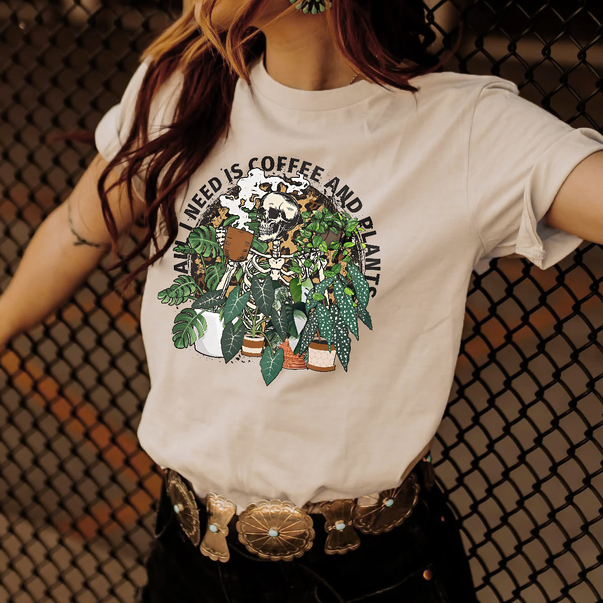 All I Need Is Coffee And Plants T-shirt