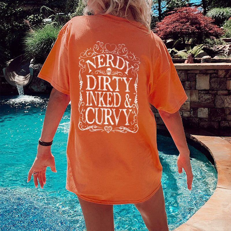 Nerdy Dirty Inked & Curvy T-shirt