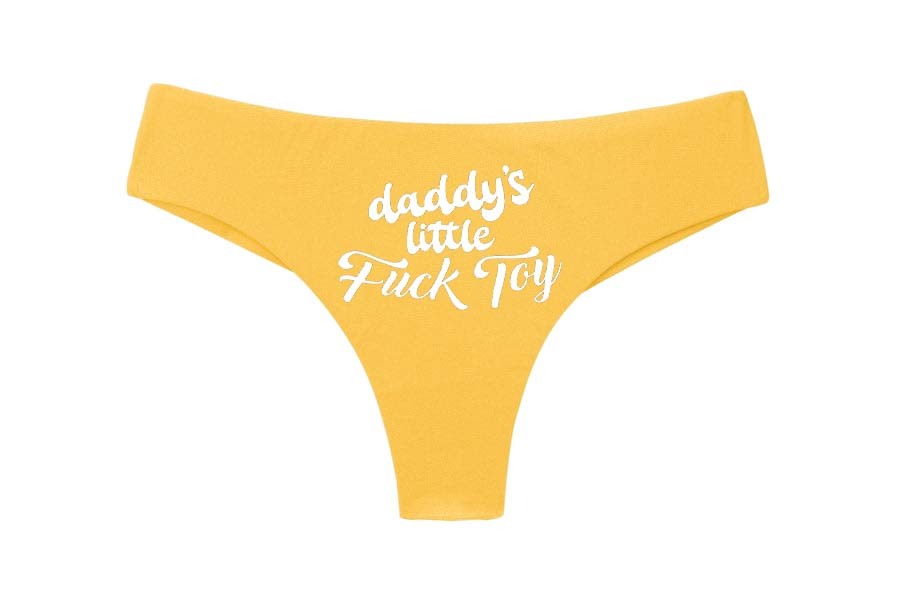 Daddy's Little Fuck Toy Printed Sexy Women's Panties