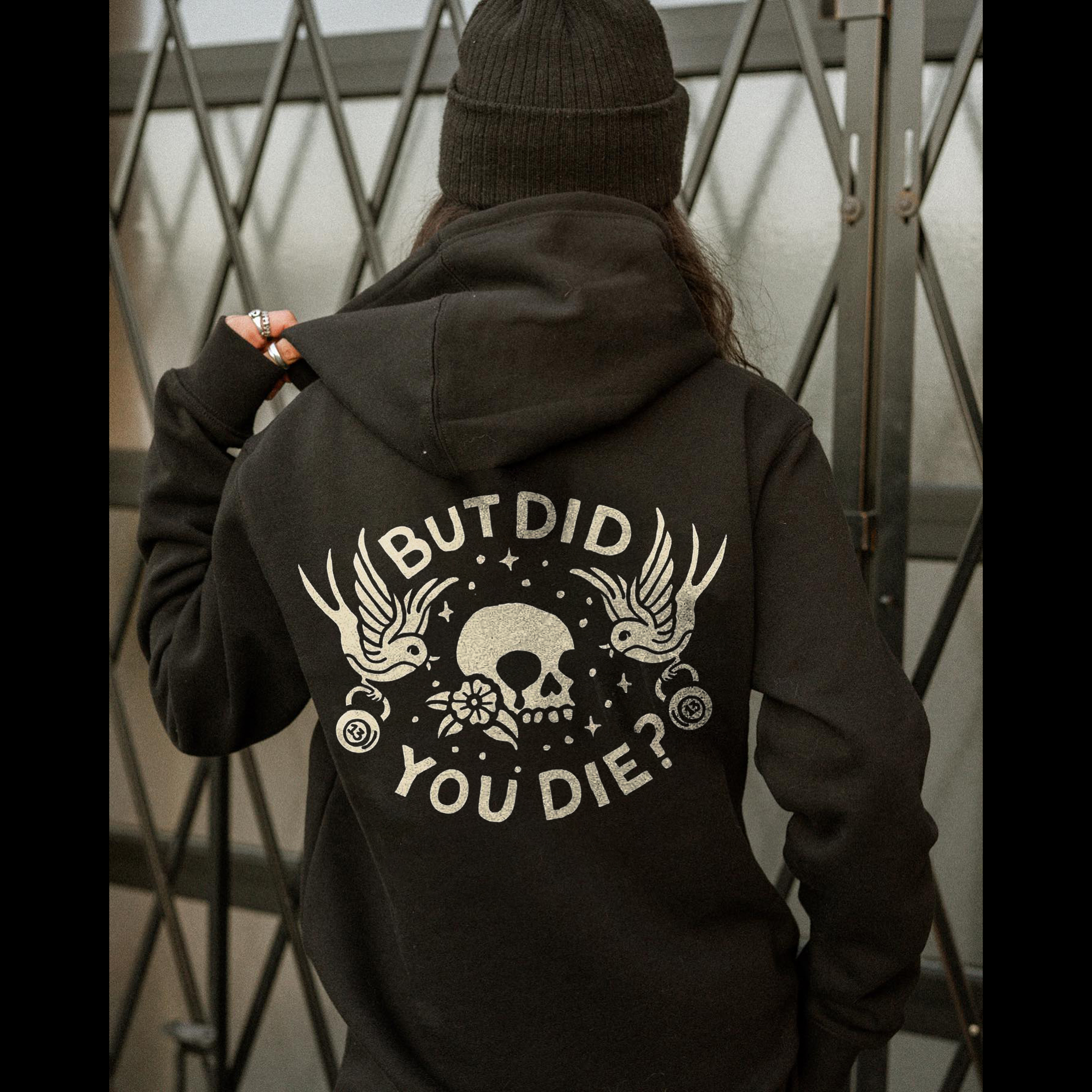 But Did You Die Print Women's Hoodie