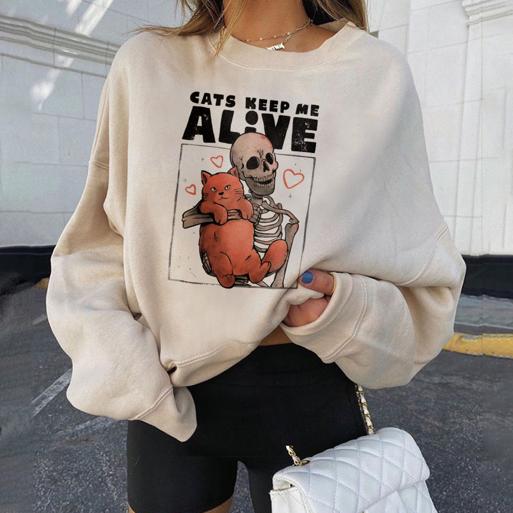 Cats Keep Me Alive Sweatshirt