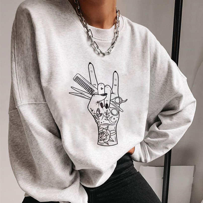 Gesture Printed Sweatshirt