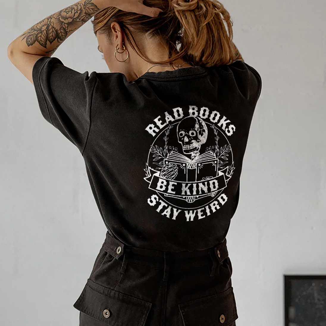 Read Books Be Kind Stay Weird T-shirt