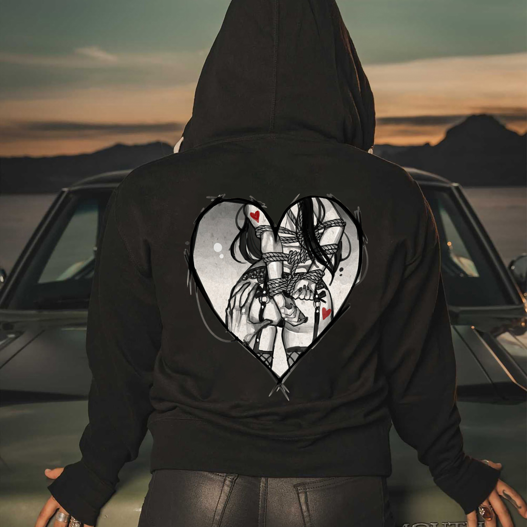 Bondage Games Printed Women's Hoodie