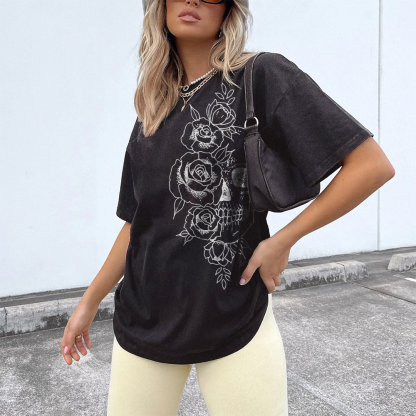 Flower Print T-shirt
