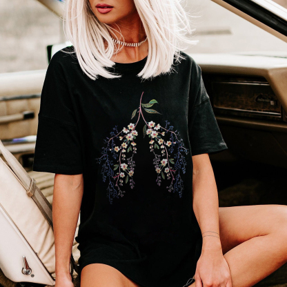 Flower Printed T-shirt