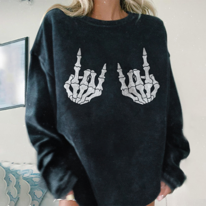 Skeleton Hands Sweatshirt