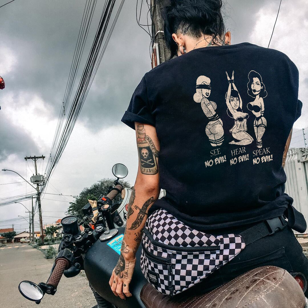 See No Evil! Hear No Evil! Speak No Evil T-shirt