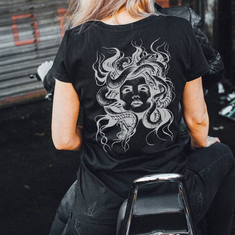 Vintage Medusa Printed T-shirt