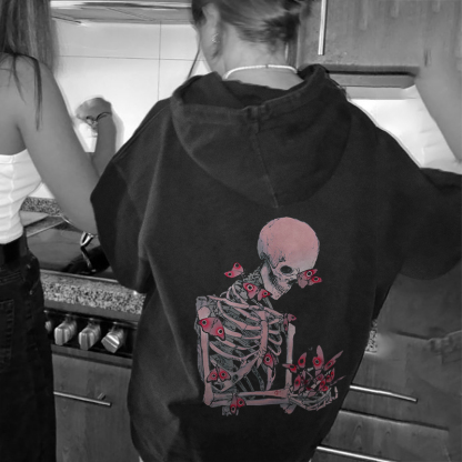 Skull Butterfly Hoodie
