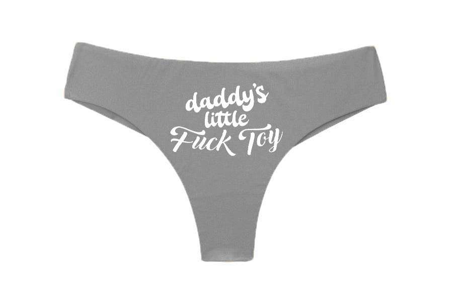 Daddy's Little Fuck Toy Printed Sexy Women's Panties